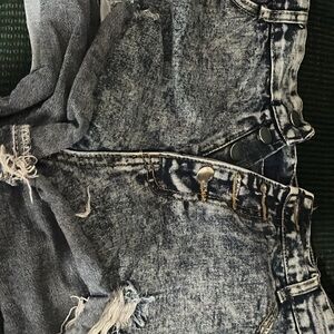 Distressed Blue Denim Jeans
